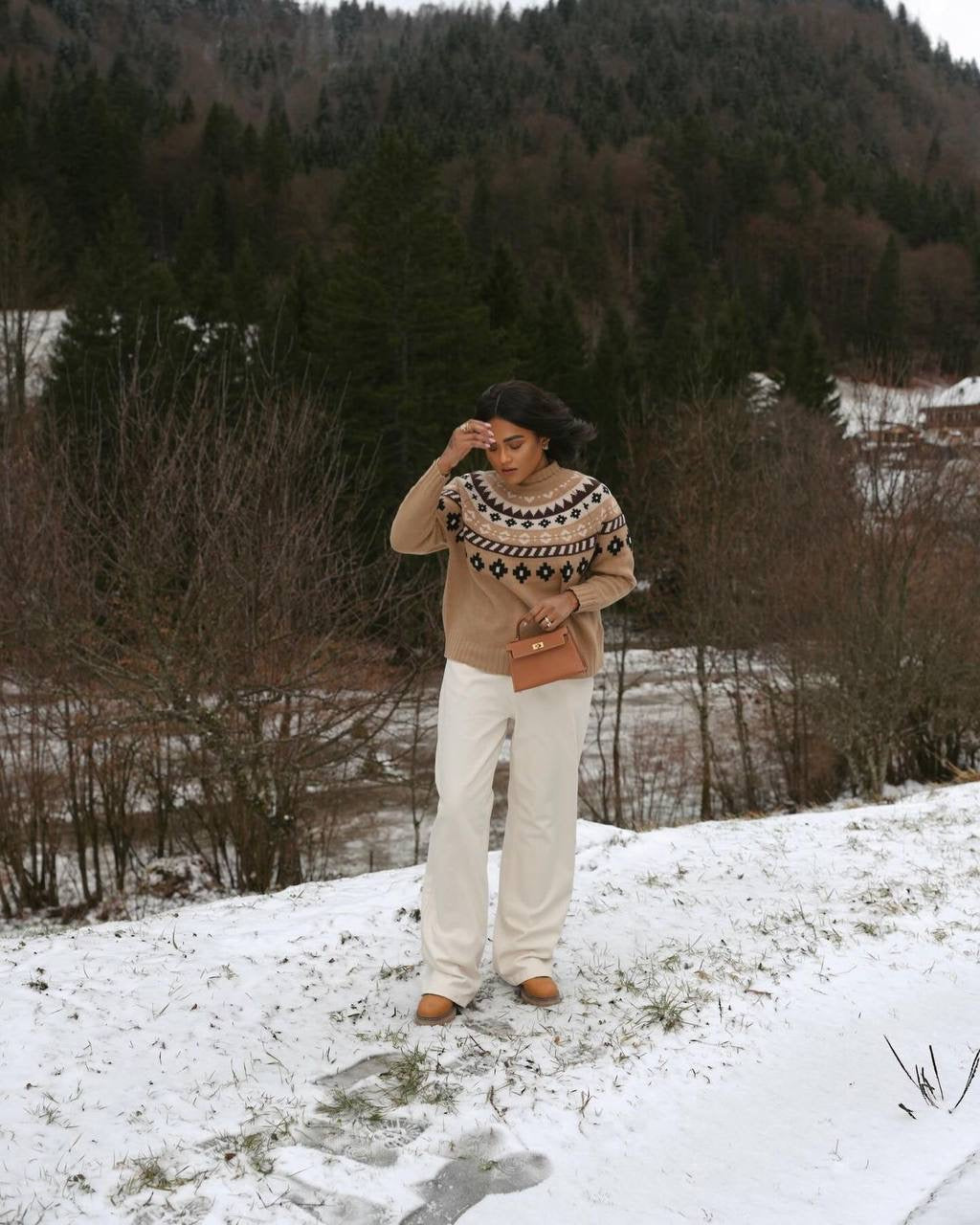 MM Hardy Wool Yoke-patterned Jumper