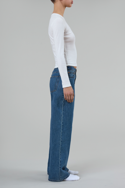 SH Buckle Cotton Jeans