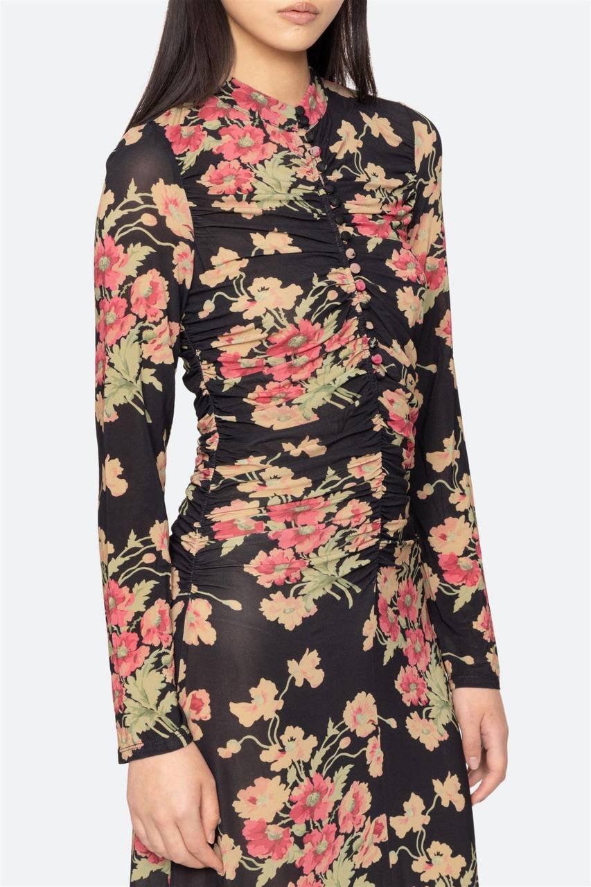 SE Cornelia Long Sleeve Midi Dress
