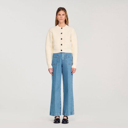 SD Ines Knit Wool-viscose blend Cardigan