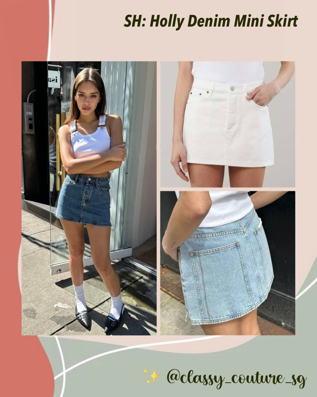 SH Holly Denim Mini Skirt