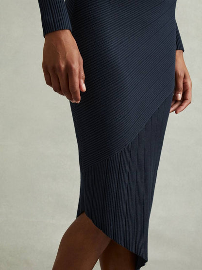 RS Jem Knitted Colorblock Midi Dress