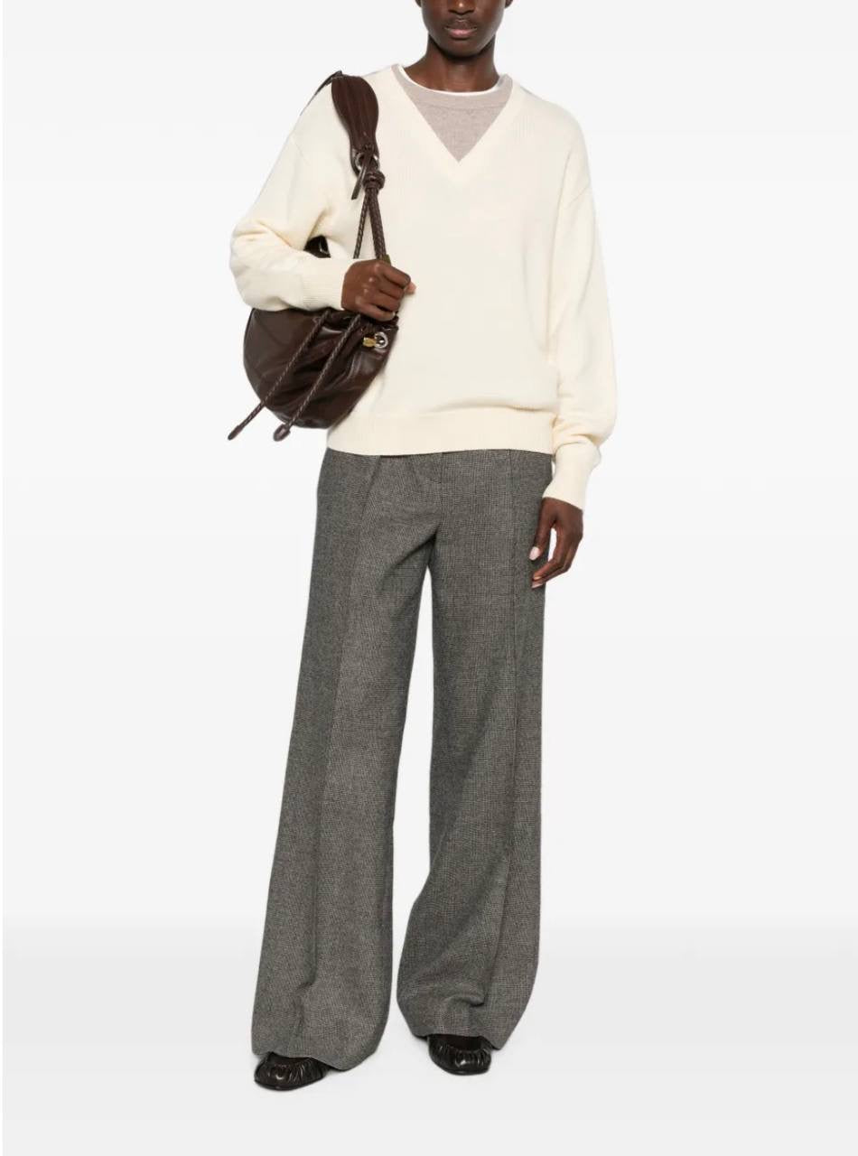 2-In-1 Wool And Cashmere Jumper