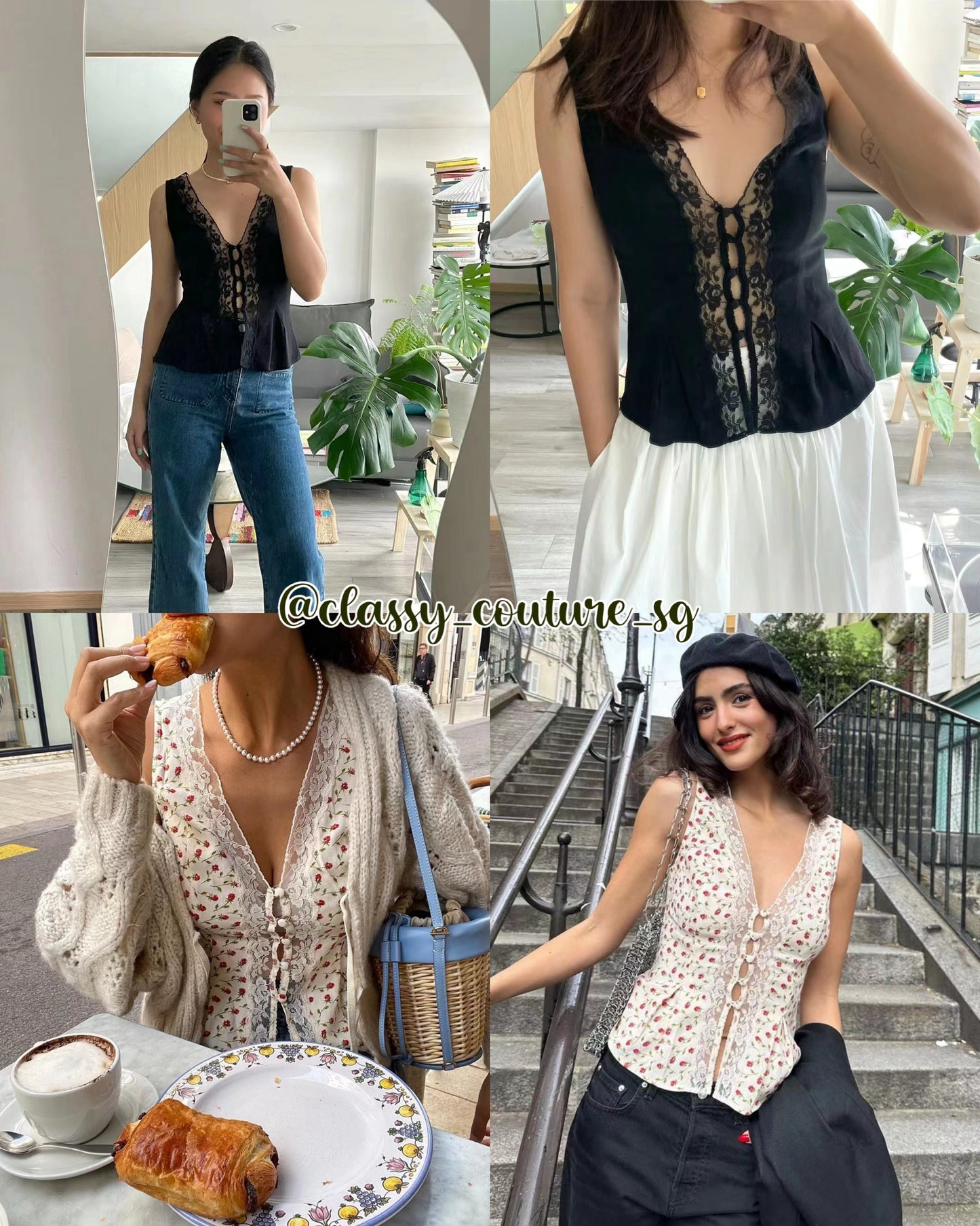 Restocked! Ref Cristina Viscose Top