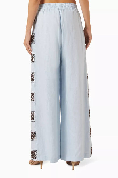 ALM Grace Embroidered Shirt | Pants
