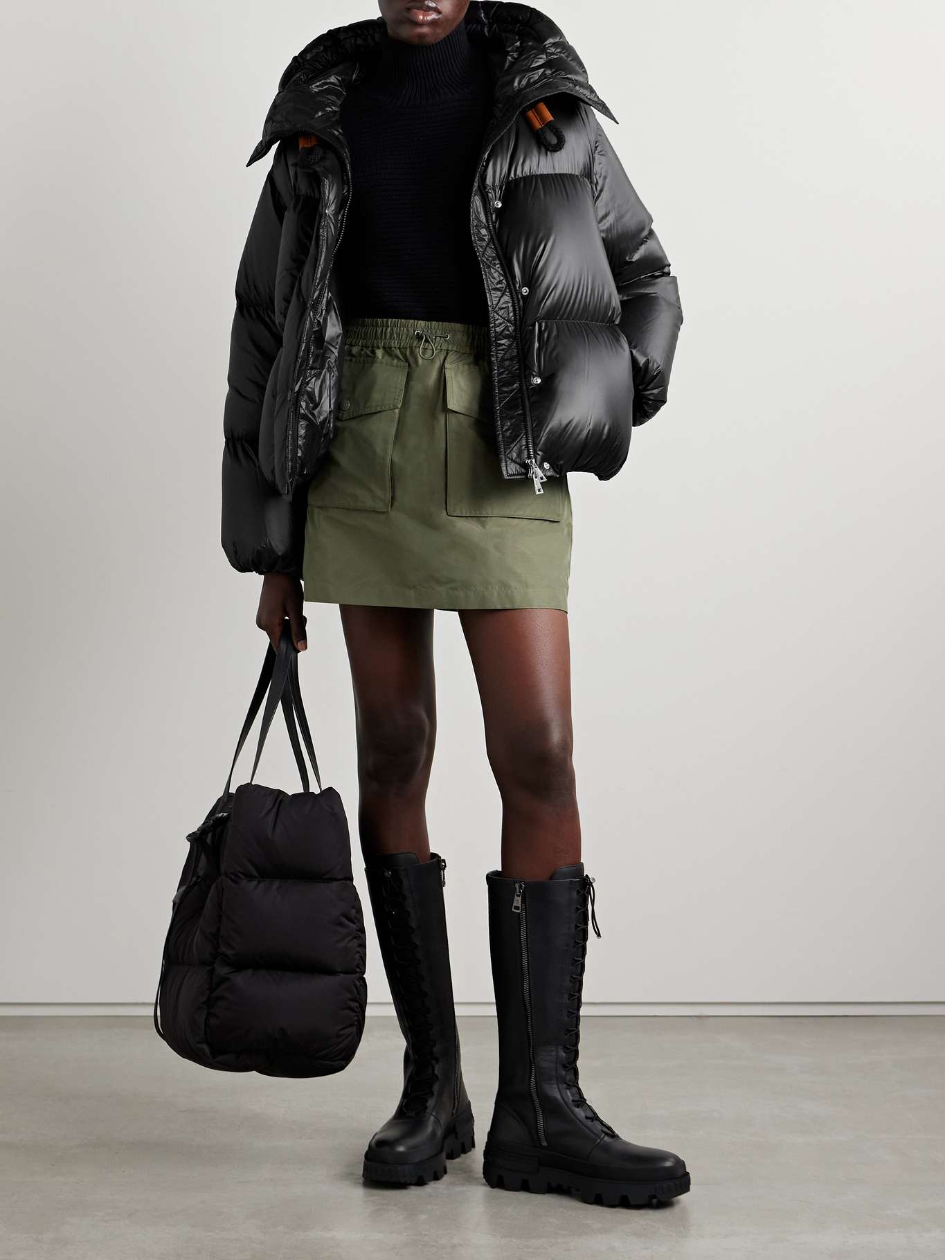 MC Borey Hooded Quilted Down Jacket