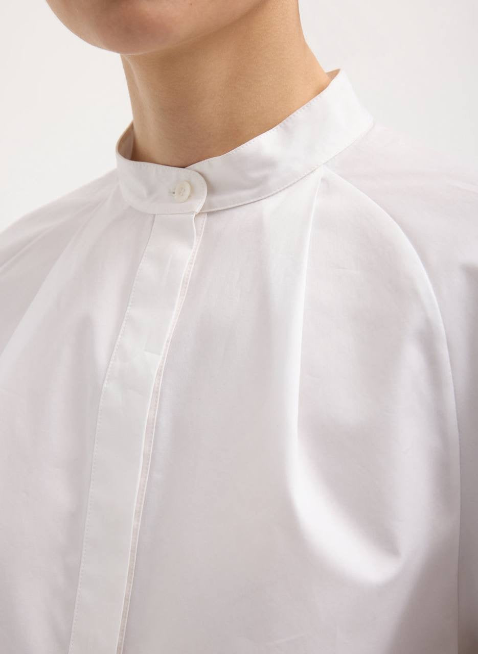 TIB Eco Poplin Raglan Tucked Short Sleeve Shirt