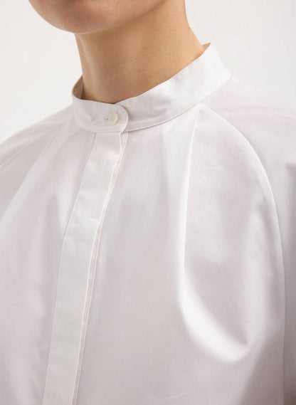 TIB Eco Poplin Raglan Tucked Short Sleeve Shirt