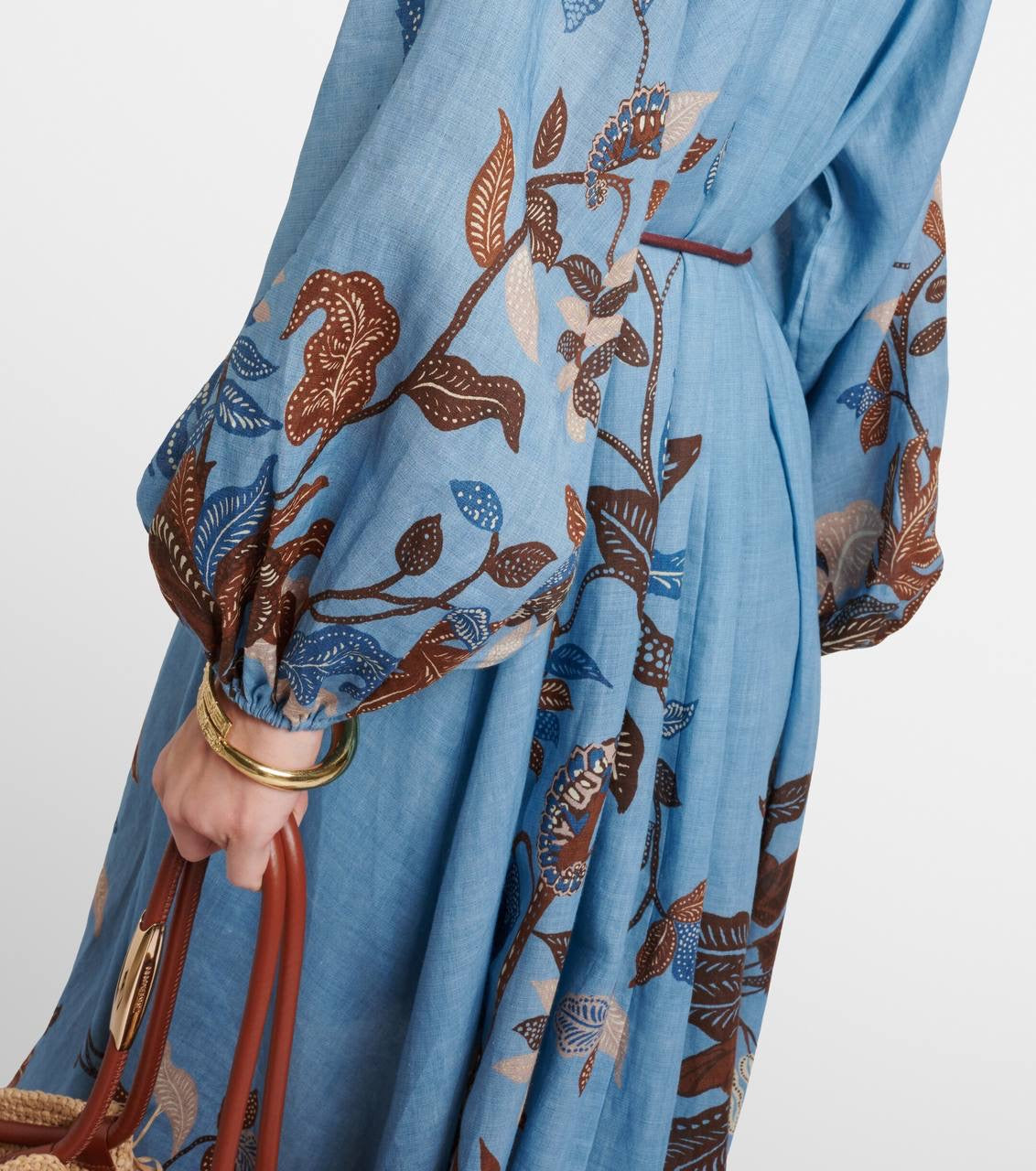 ALM Georgie Pool Ramie Midi Dress