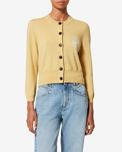 5 Colors! IM Newton Wool-cotton Button-down Cardigan