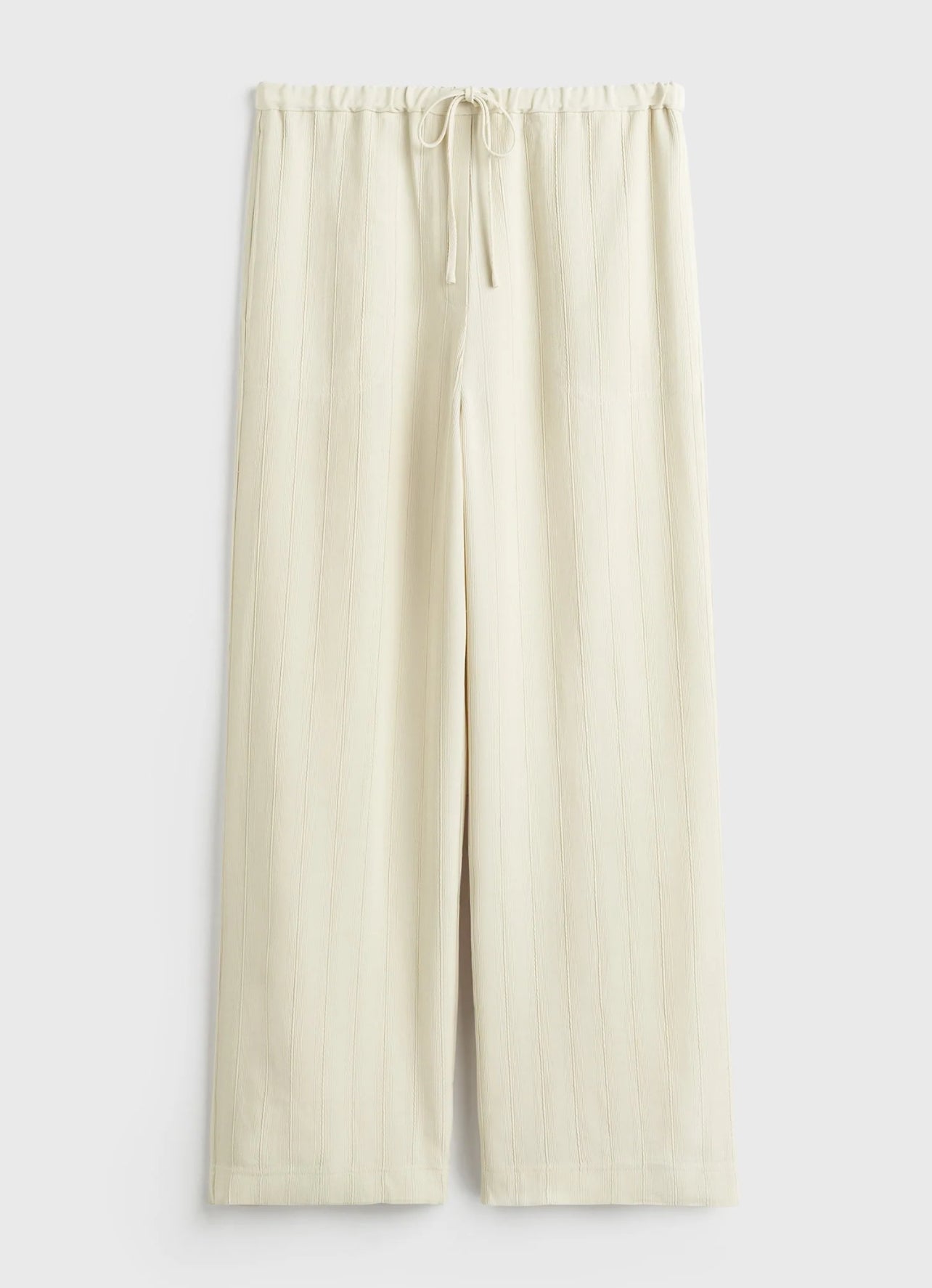 Tot Woven Stripe Top | Pants | Viscose-Linen Set