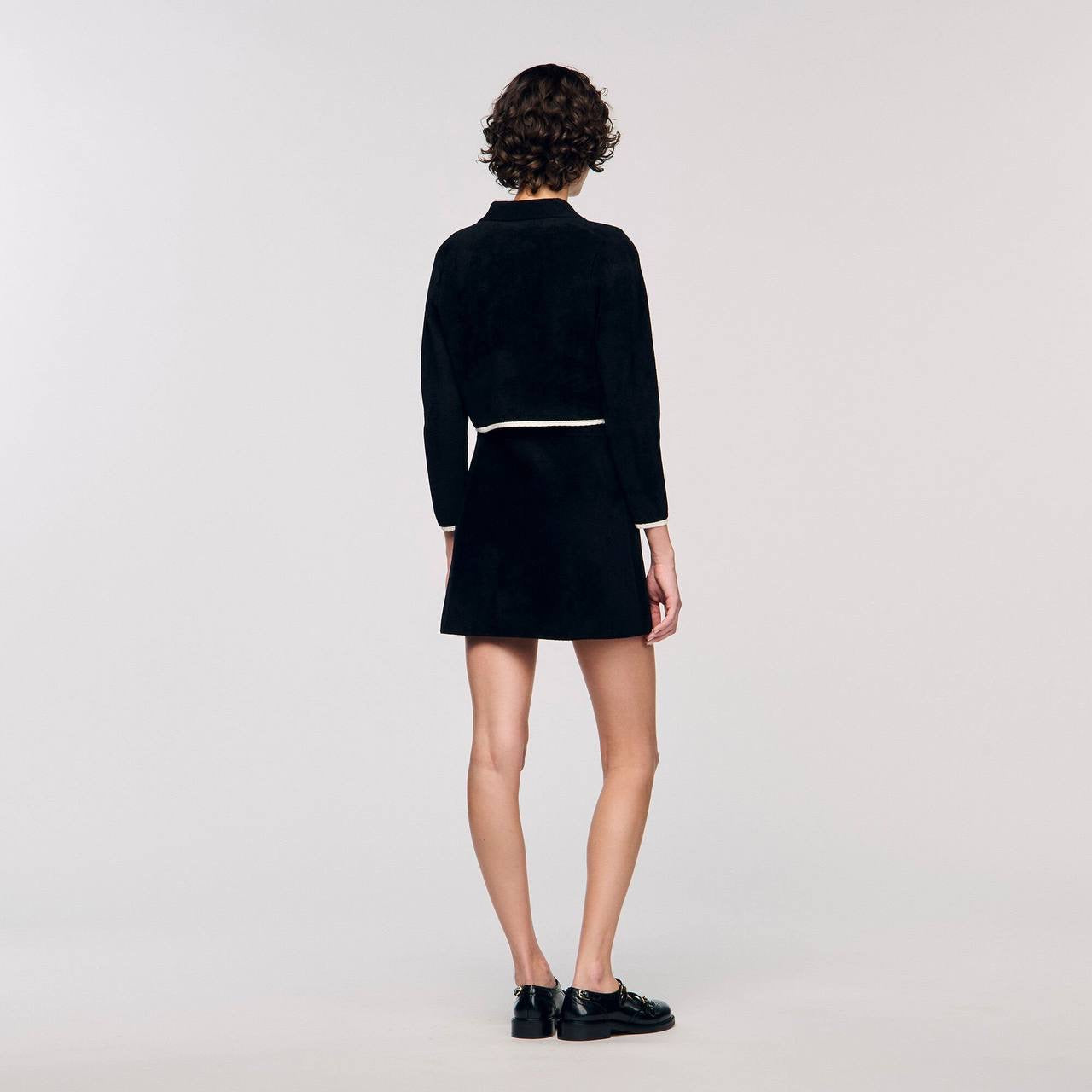 SD Fiorena Cardigan | Fiorella Velvet Mini Dress
