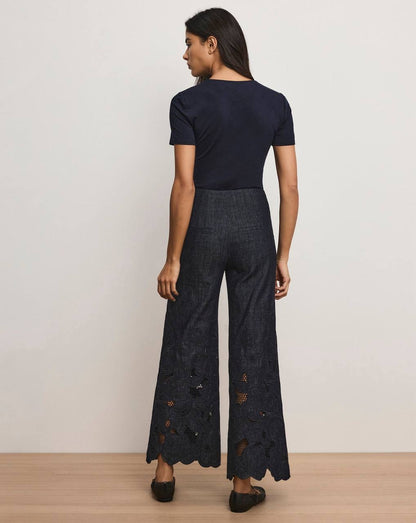 VB Mirielle Eyelet Tank Top | Kiki  Jacket | Osborne Wide-Leg Pant | Set