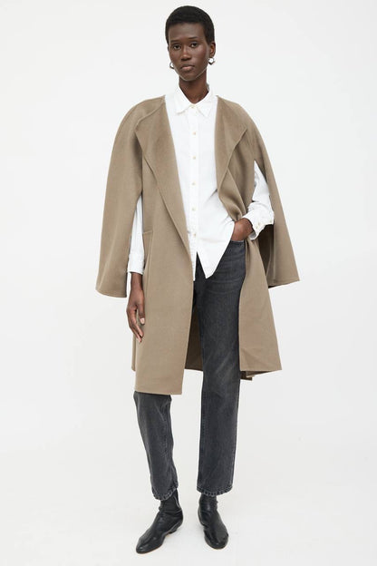 TOT Wool Doublé Cape Coat