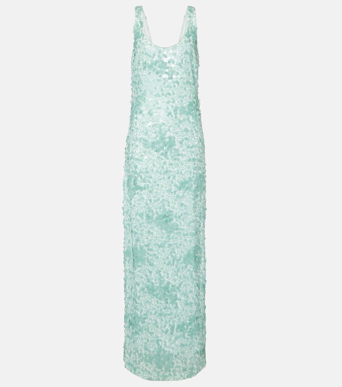 SK Bex Embellished Viscose Maxi Dress