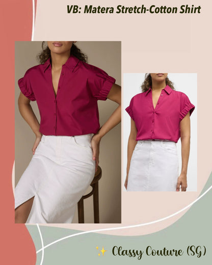 VB Matera Stretch-Cotton Shirt
