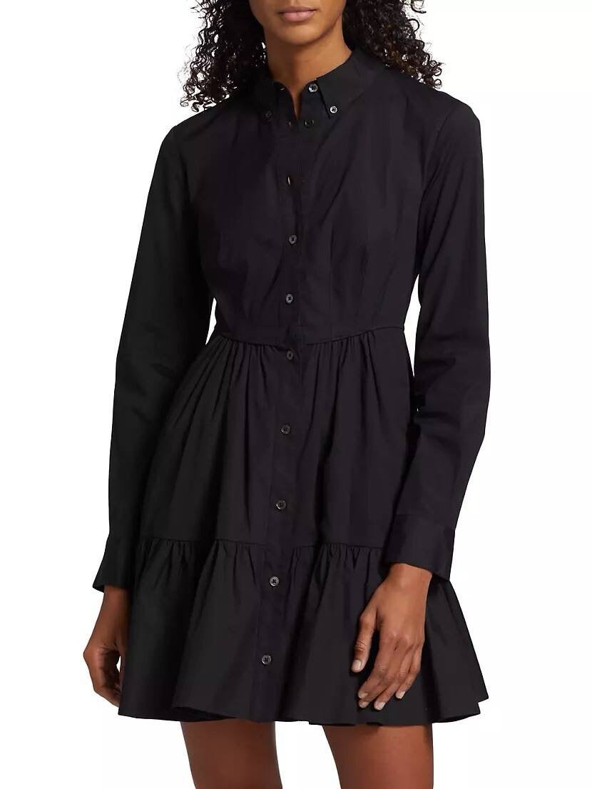 VB Delbie Stretch-Cotton Mini Dress