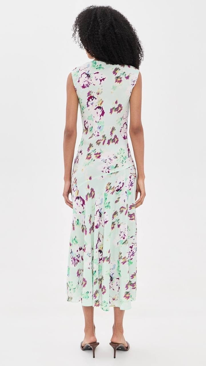UJ Elowen Bias Cut Silk Midi Dress