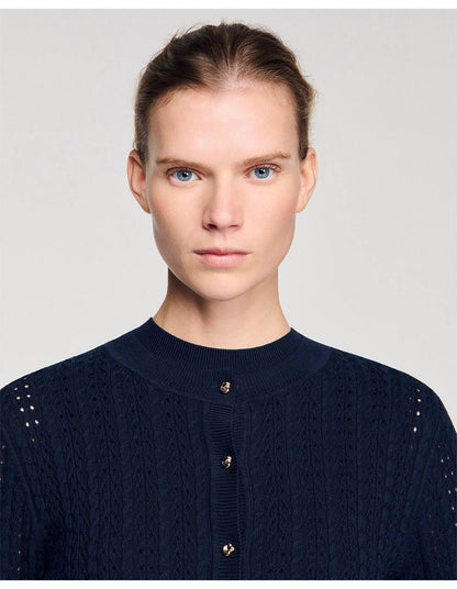 SD Flavio Cardigan | Textured Sweater Vest