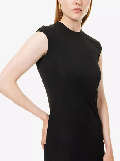 Tot Everyday Round Neck Jersey Midi Maxi Dress