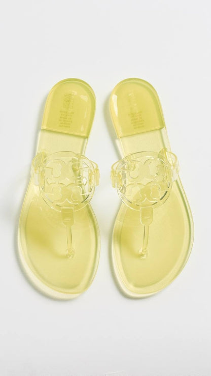 5 Colors! TB Miller Jelly Clear Thong Sandals