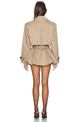 HS Short Bubble Hem Trench
