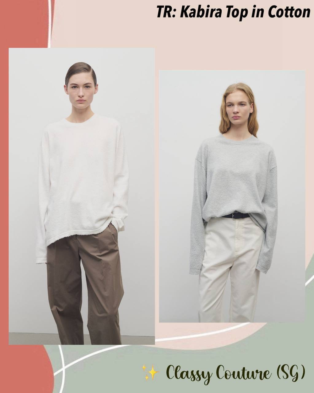 TR Kabira Long Sleeved Cotton Top