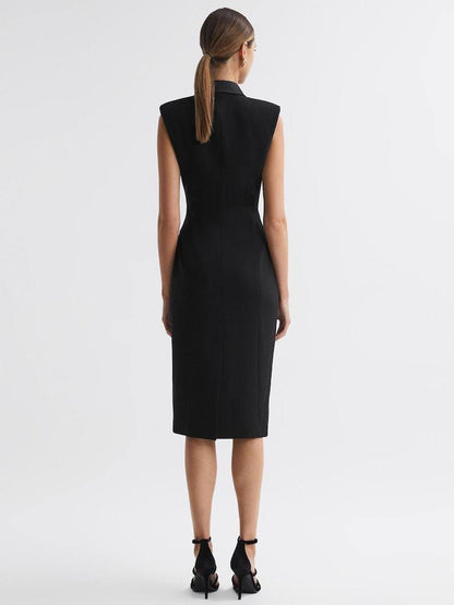 RS Amari Fitted Double Breasted Midi Dress