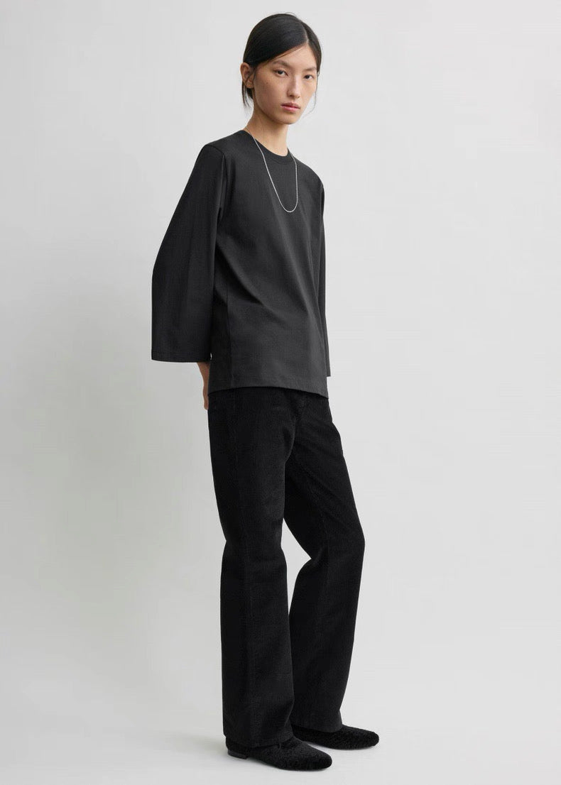3 Colors! Tot Wide Sleeve Cotton T-shirt
