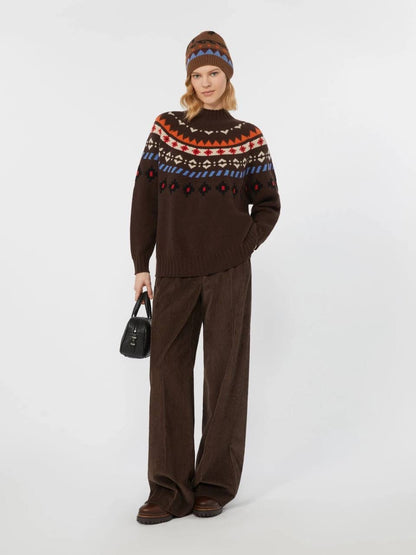 MM Hardy Wool Yoke-patterned Jumper