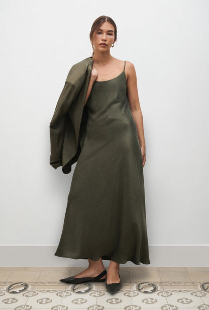 10 Colors! SL 1996 Silk Maxi Dress