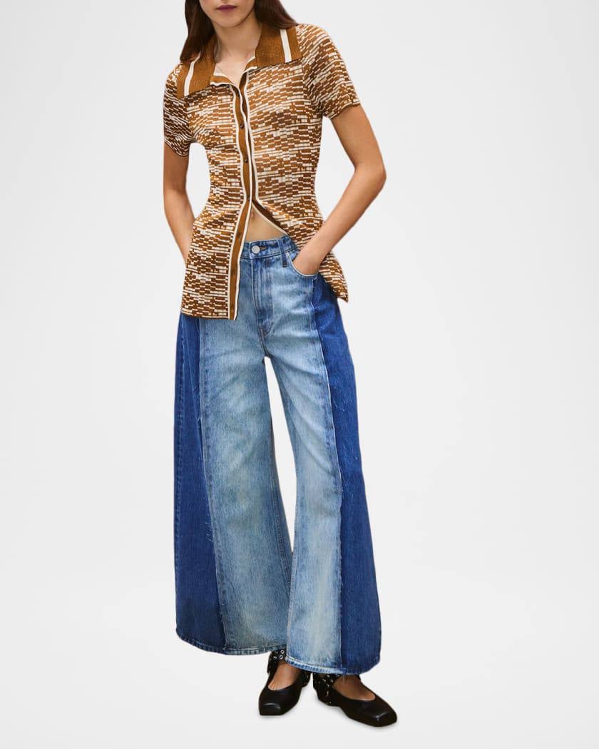 ALM Stefanie Knit Shirt | Midi Skirt | Viscose-blend Set