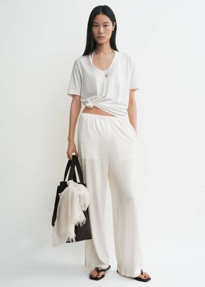 TOT Cotton Shirt | Pant | Wrap Midi Skirt | Set