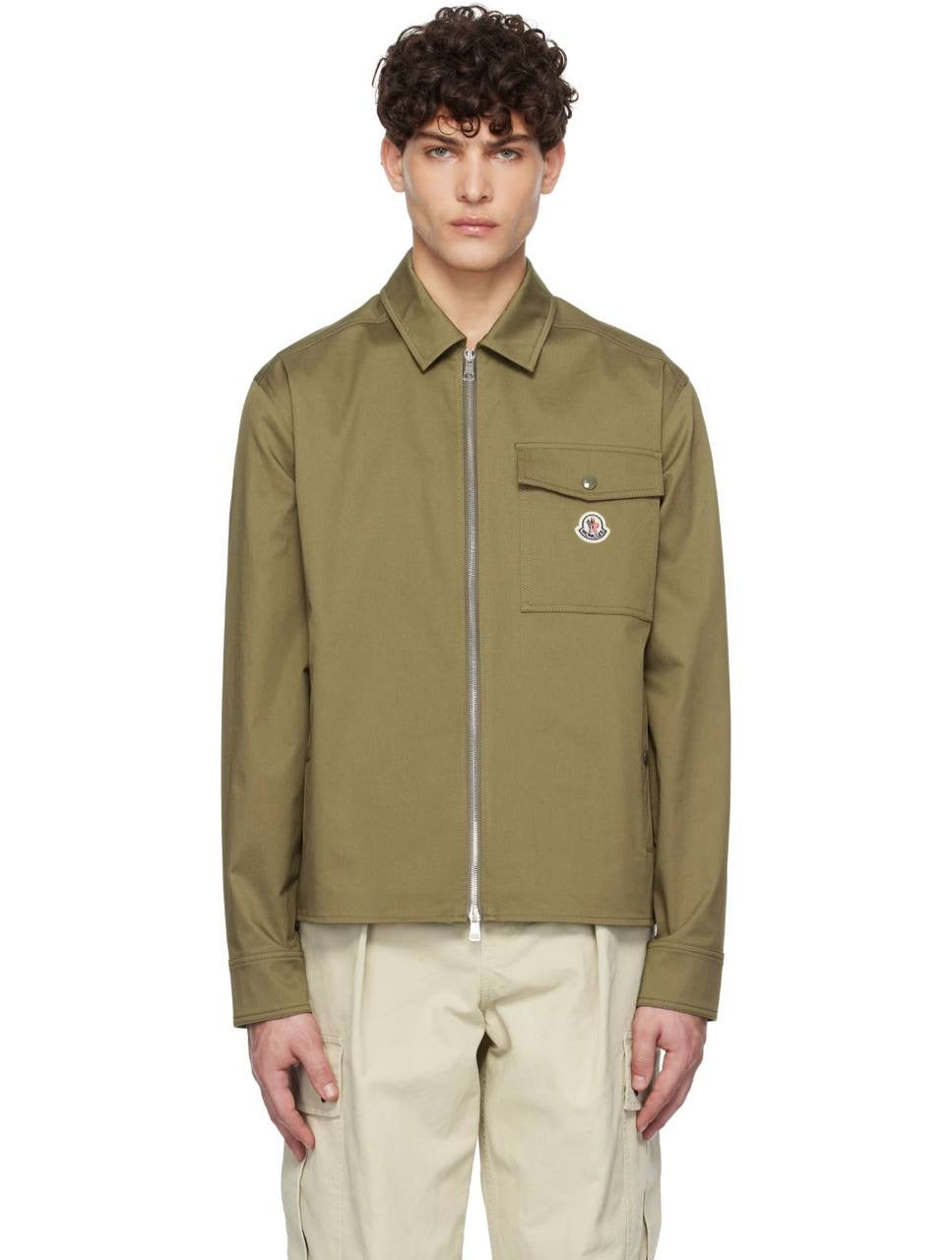 MC Men’s Cotton-blend Gabardine Shirt Jacket