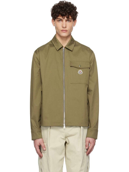 MC Men’s Cotton-blend Gabardine Shirt Jacket