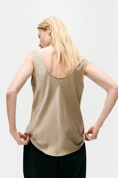 SALE! SL Silk Scoop Neck Tank Top