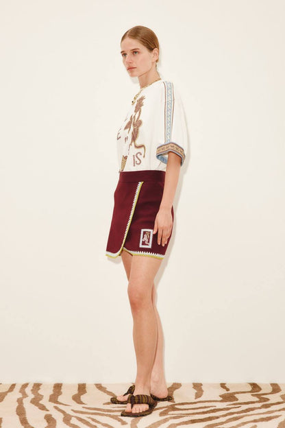 ALM Jasper Knit Polo | Skirt