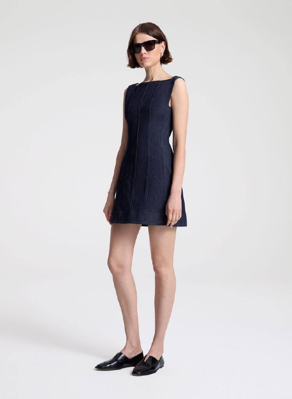 ALC The 444 Denim Mini Dress