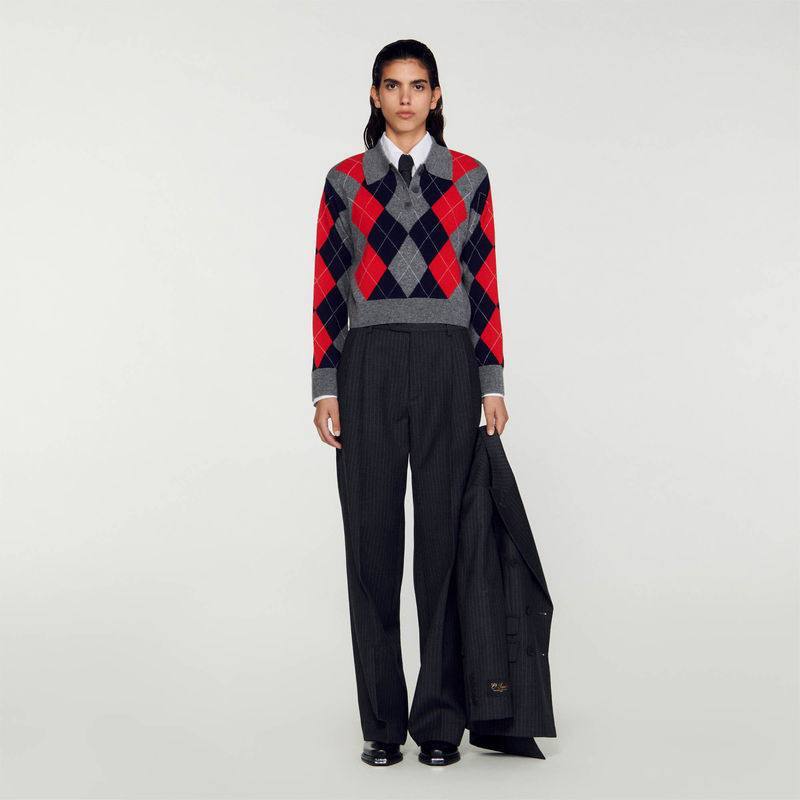 SD Argyle Sweater