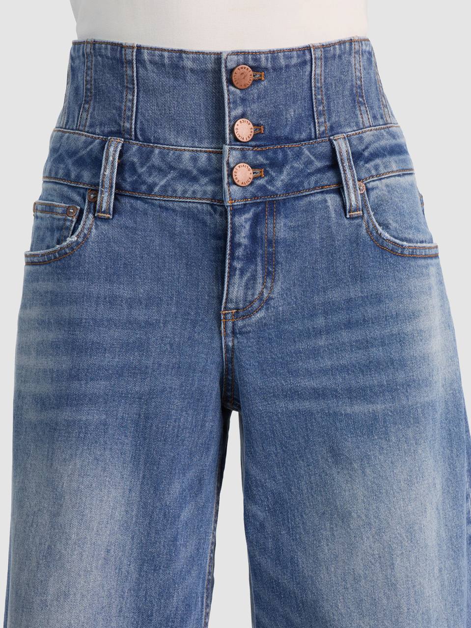 AO Whit Ultra High Button Front Jeans