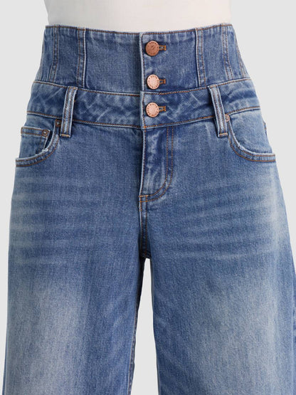 AO Whit Ultra High Button Front Jeans