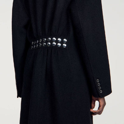 Double-Faced Coat With Studs