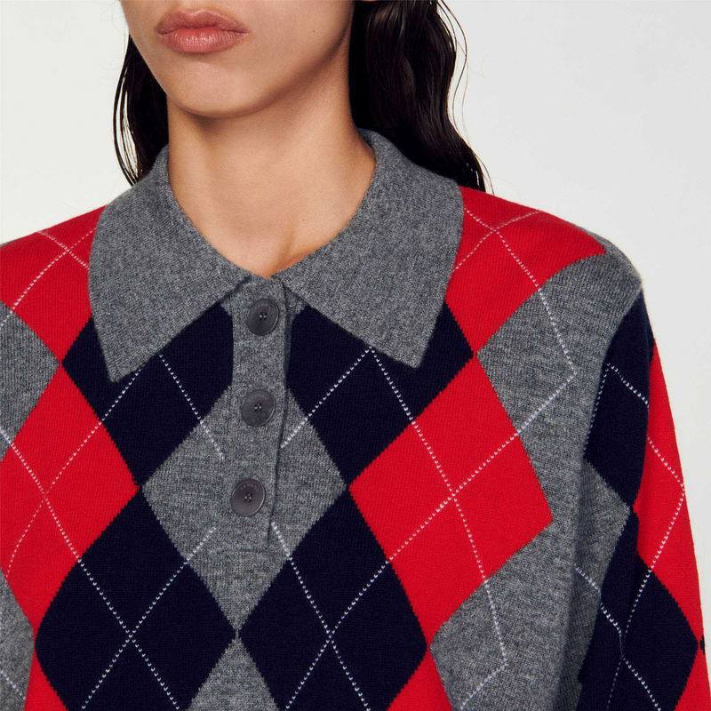 SD Argyle Sweater