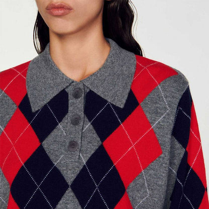 SD Argyle Sweater