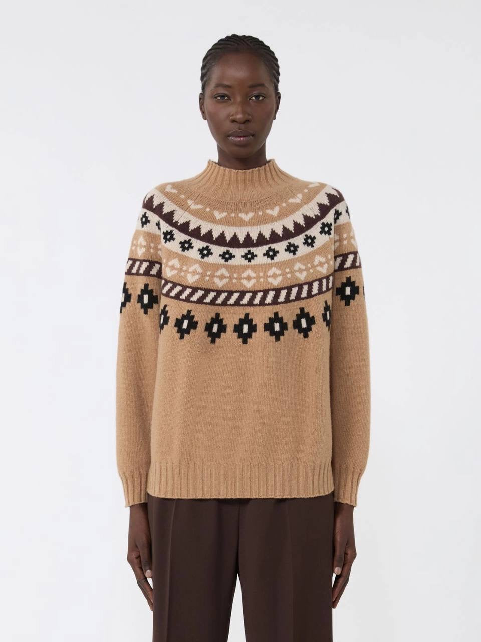 MM Hardy Wool Yoke-patterned Jumper