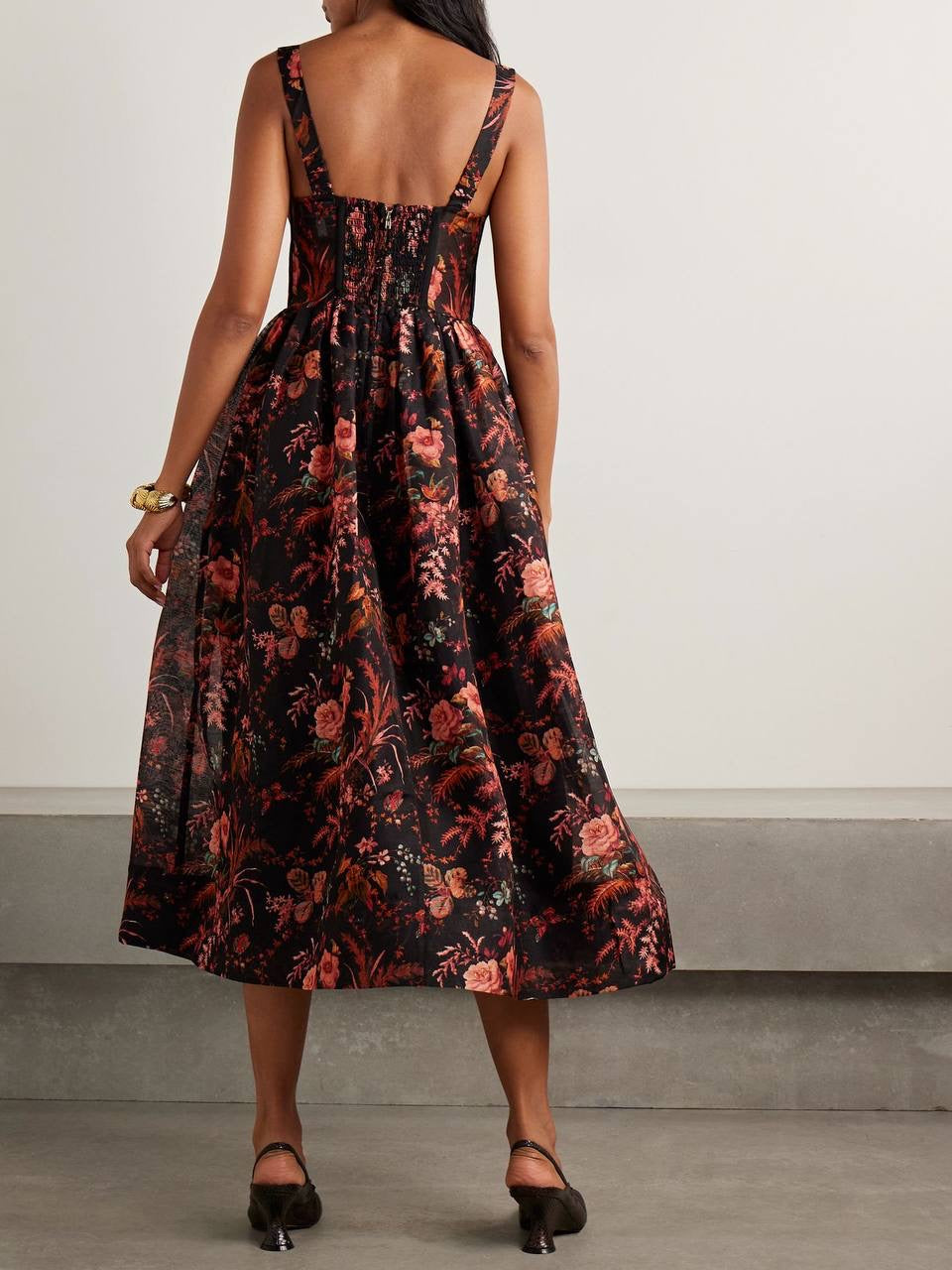 CC Pheobe Bustier Silk-linen Midi & Mini Dress