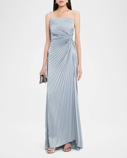 ALC Layla Strapless Pleated Gown