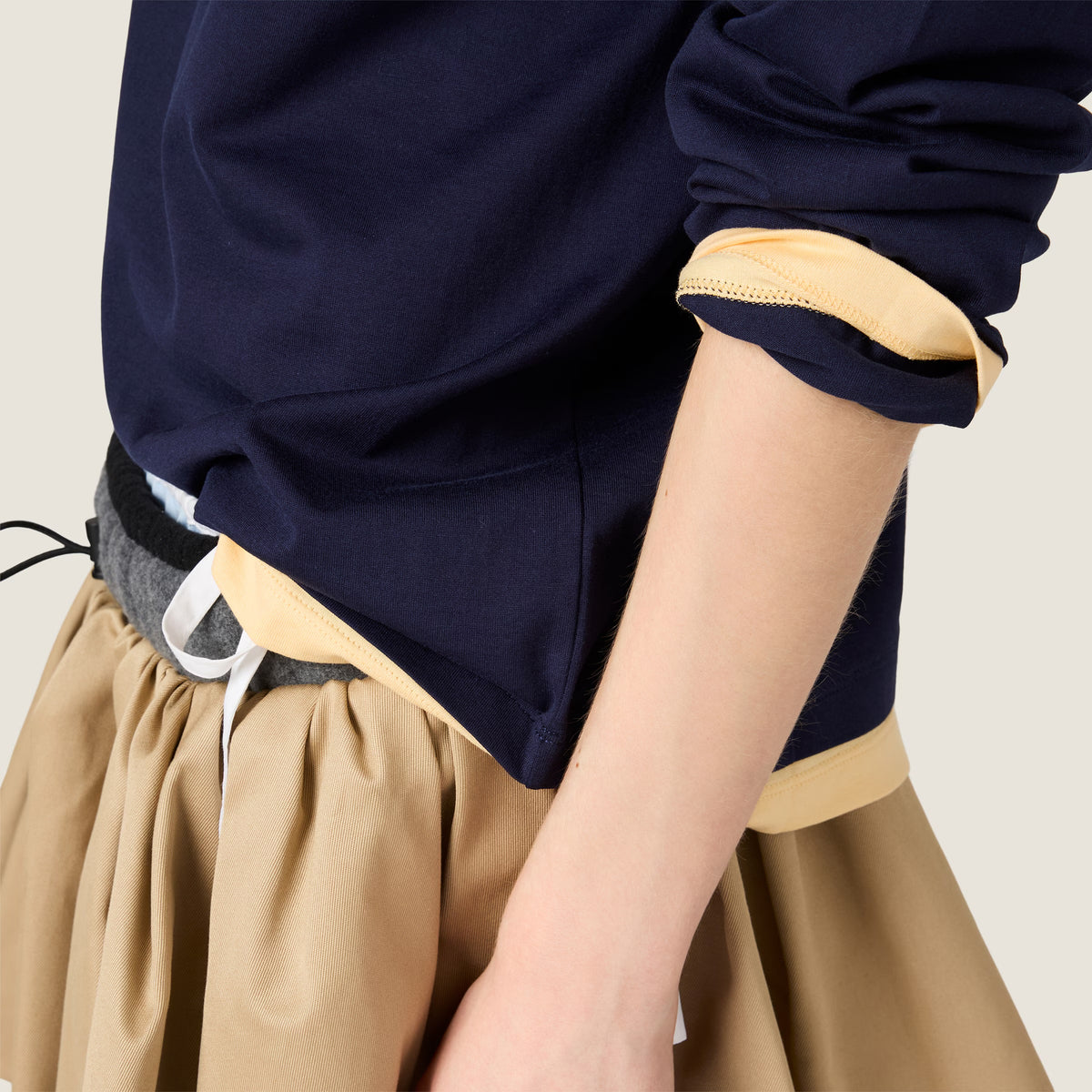 MM Navy Cream Jersey T Shirt