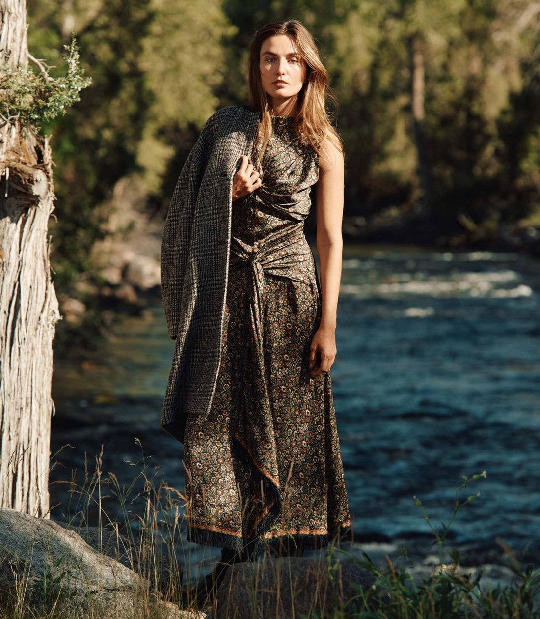 DN Cataline Silk Midi Dress