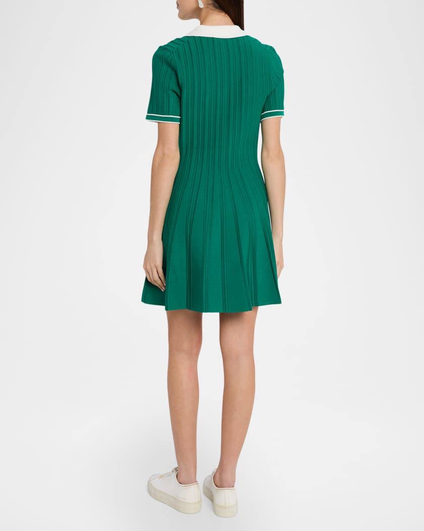 SK Page Knit Polo Mini Dress